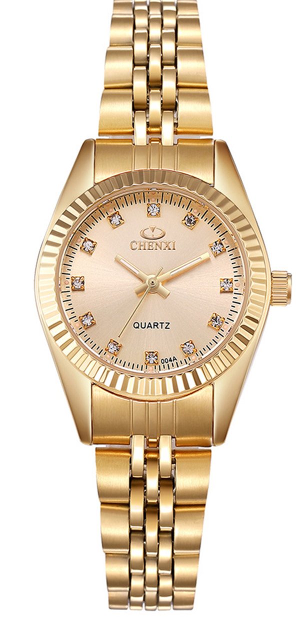 MASTOP Classic Luxury Women's Quartz Watch - Rhinestone Crystal Dress Watch with Stainless Steel Band, Waterproof Elegant Wristwatch for Women | Perfect Gift for Weddings, Parties, Business Meetings, Date Nights & Special Occasions | Office Wear, Evening Events & Formal Dinners