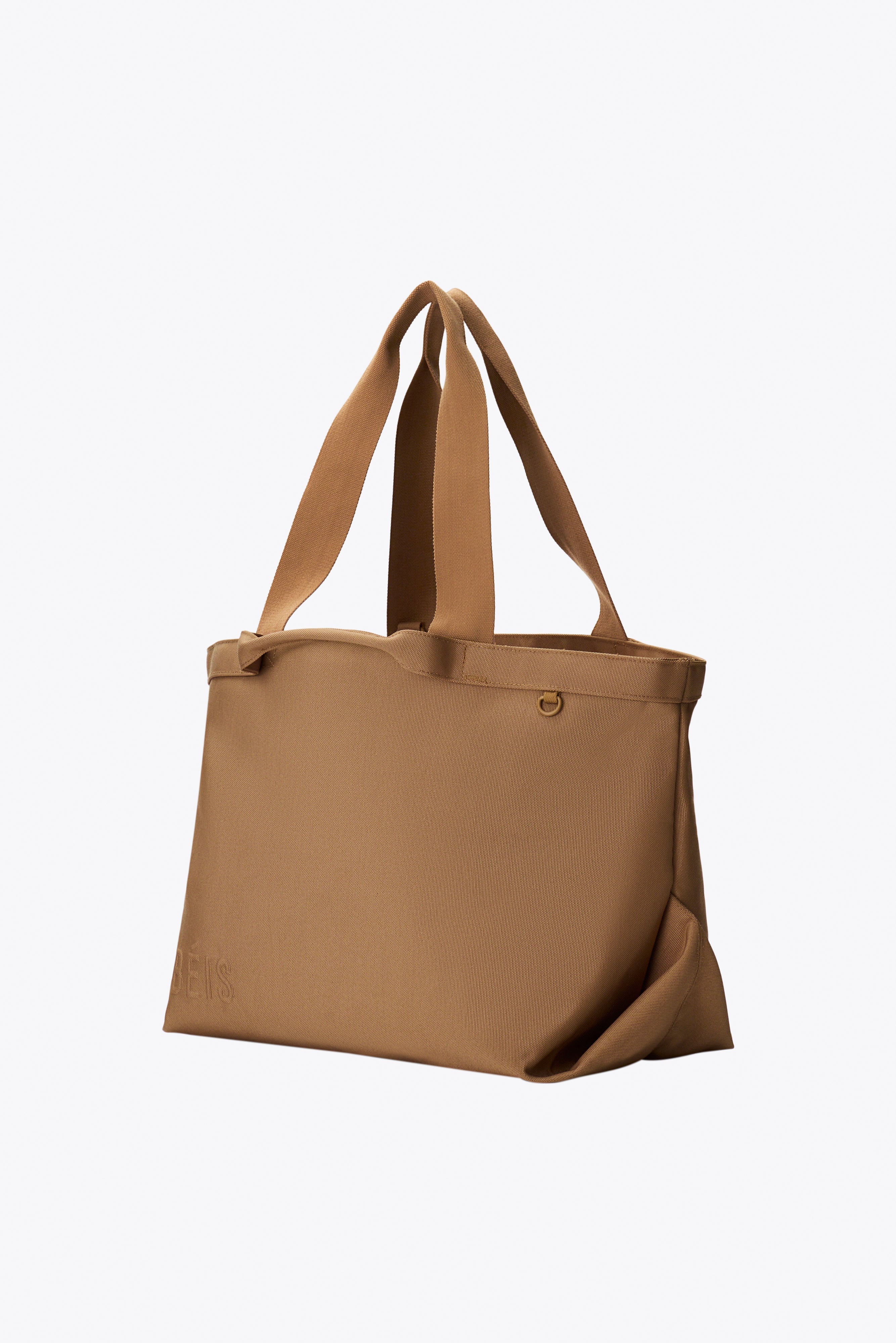 Premium Camel Leather Travel Tote Bag for Women - Stylish Carryall for Work, Gym & Weekend Getaways
