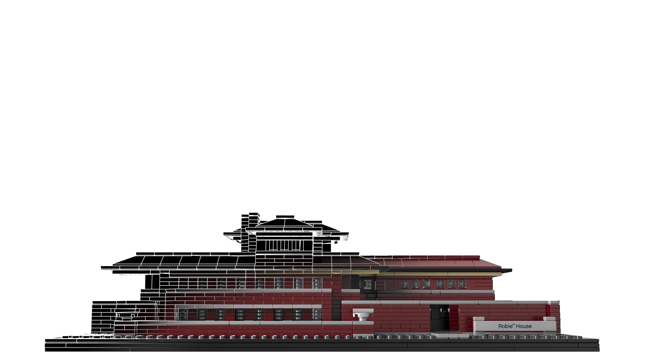 LEGO Architecture Robie House 21010 Building Blocks Set - Perfect for Collectors, Home Decor & Creative Play