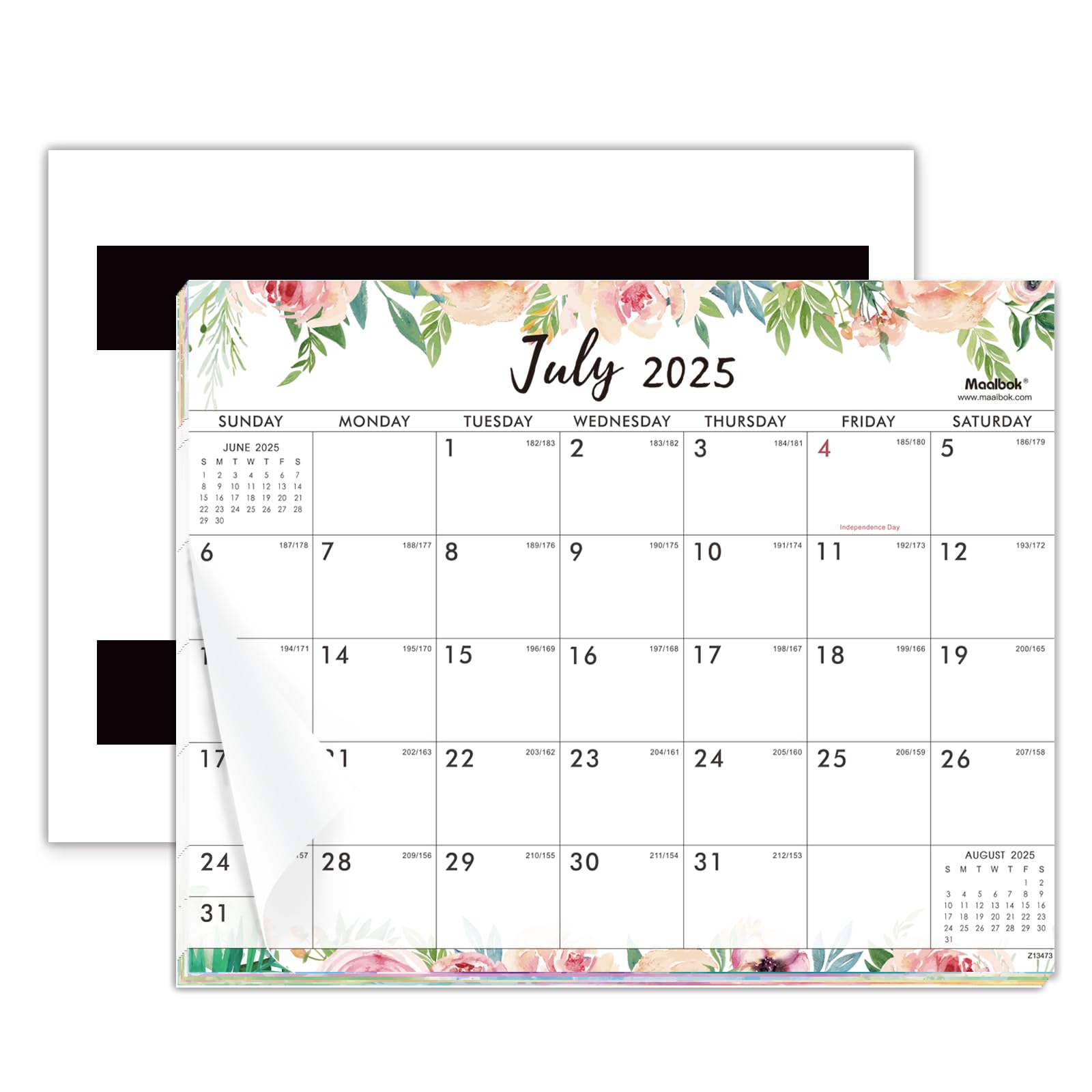 2025-2026 Magnetic Refrigerator Calendar - 18-Month Planner from July 2025 to December 2026 | 8