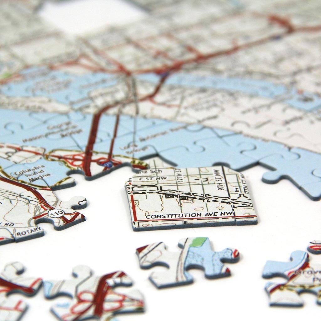 My Hometown Custom Map Jigsaw Puzzle - 400 Piece Personalized Housewarming Gift for Puzzle Lovers | Unique New Home & First Home Decor | Perfect for Family Game Nights & Memory Keepsakes