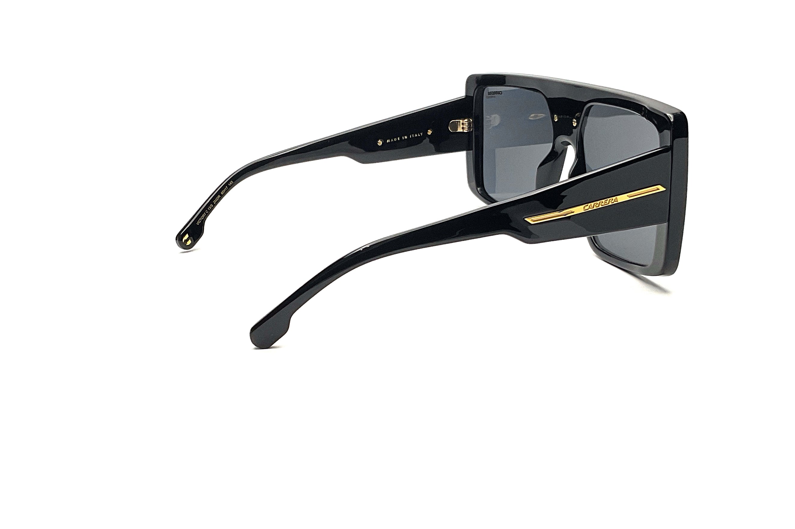 Carrera Victory C13 Sunglasses - Black Gold Polarized Aviator Style for Men & Women | UV Protection, Fashionable & Durable for Driving, Outdoor Sports & Travel