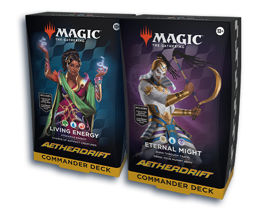 Magic: The Gathering Aetherdrift Commander Deck Bundle - Premium MTG Cards for Strategy Gameplay & Collecting | Perfect for Commander Format Battles & MTG Tournaments