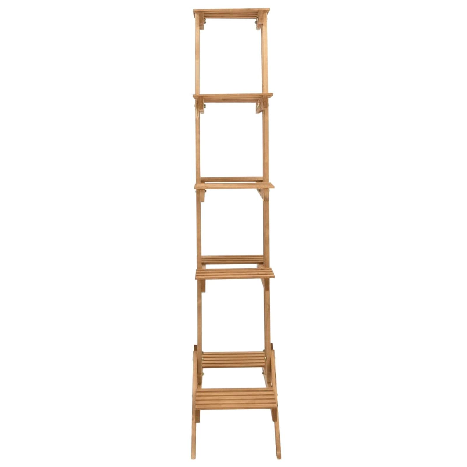 Tidyard 9-Tier Wooden Plant Stand - Firwood Flower Display Rack & Pot Holder for Indoor/Outdoor Use - Perfect for Living Room, Balcony, Garden, Patio - 32.7