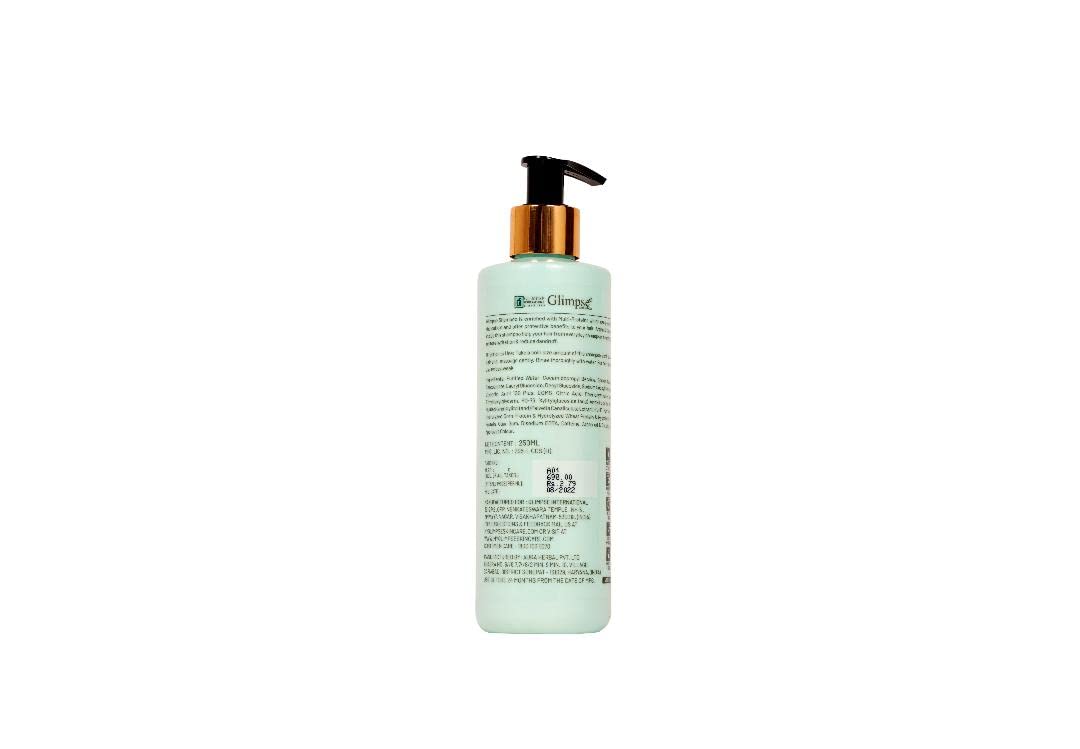 Glimpse Smoothing, Nourishing & Strengthening Shampoo for Damaged Hair Repair | Deep Conditioning for Dry, Frizzy Hair | Perfect for Daily Use & Salon-Quality Results