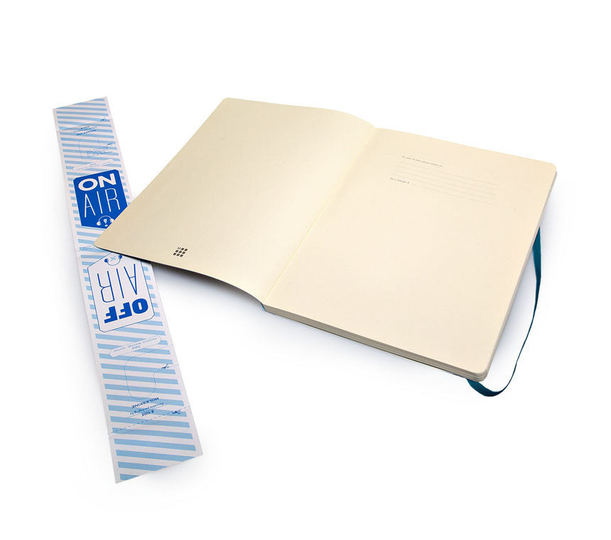 Premium Moleskine Colored Plain Notebook - Extra Large Soft Cover Journal for Artists, Writers & Professionals - Perfect for Sketching, Note-Taking & Creative Projects