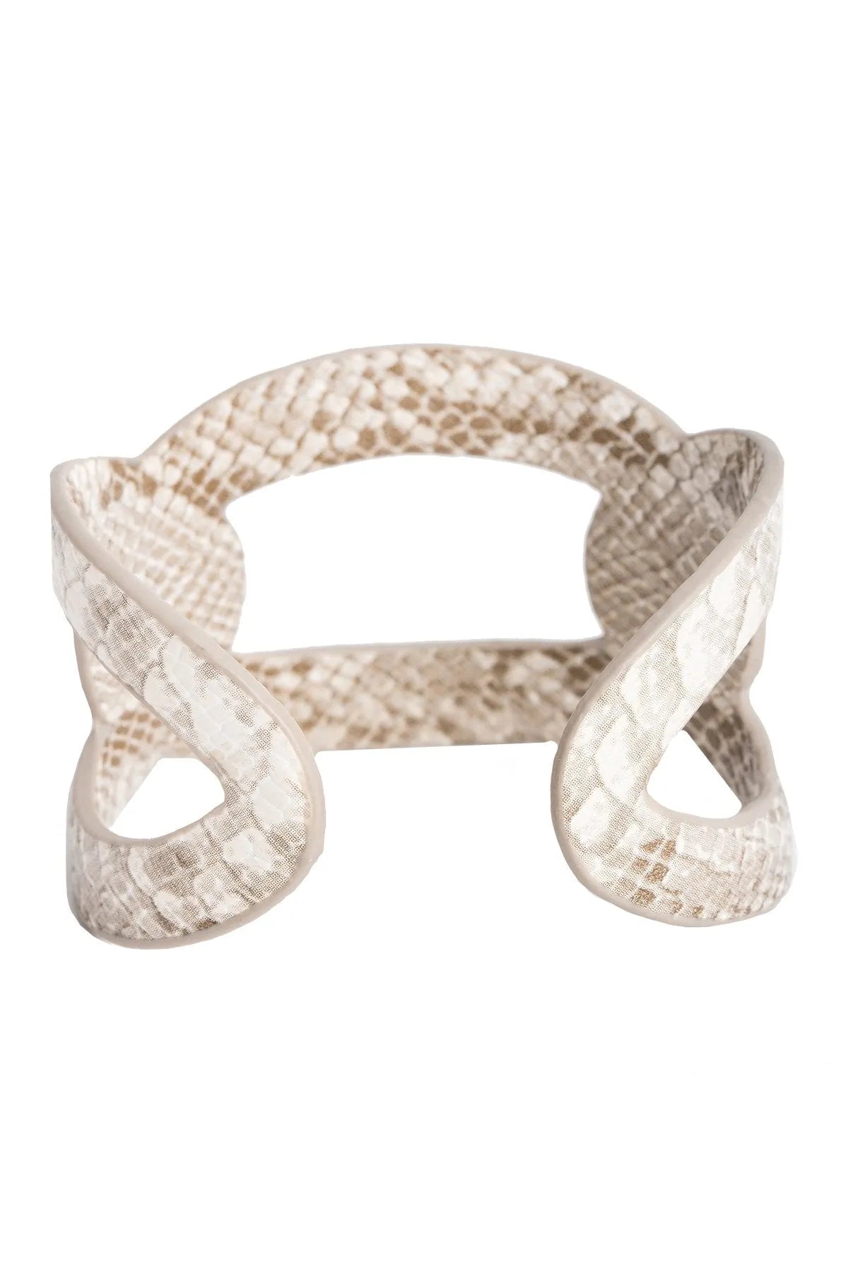 Ogee Cuff Bracelet for Women - Elegant Stainless Steel Bangle with Unique Wave Design - Perfect for Parties, Weddings & Everyday Wear
