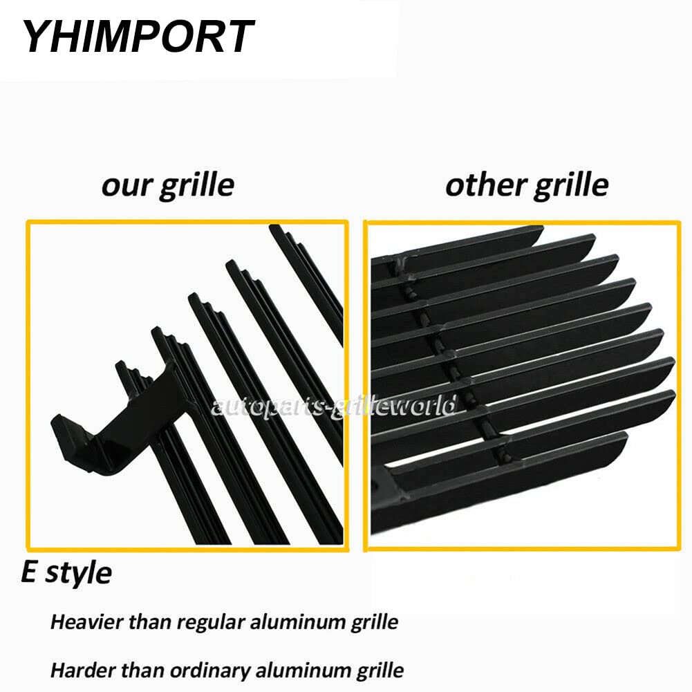Aluminum Billet Grille Insert for 1981-1987 Chevy Blazer C/K Pickup Suburban & GMC Jimmy - Horizontal Bumper Grill Upgrade - Perfect for Truck Restoration & Off-Road Customization