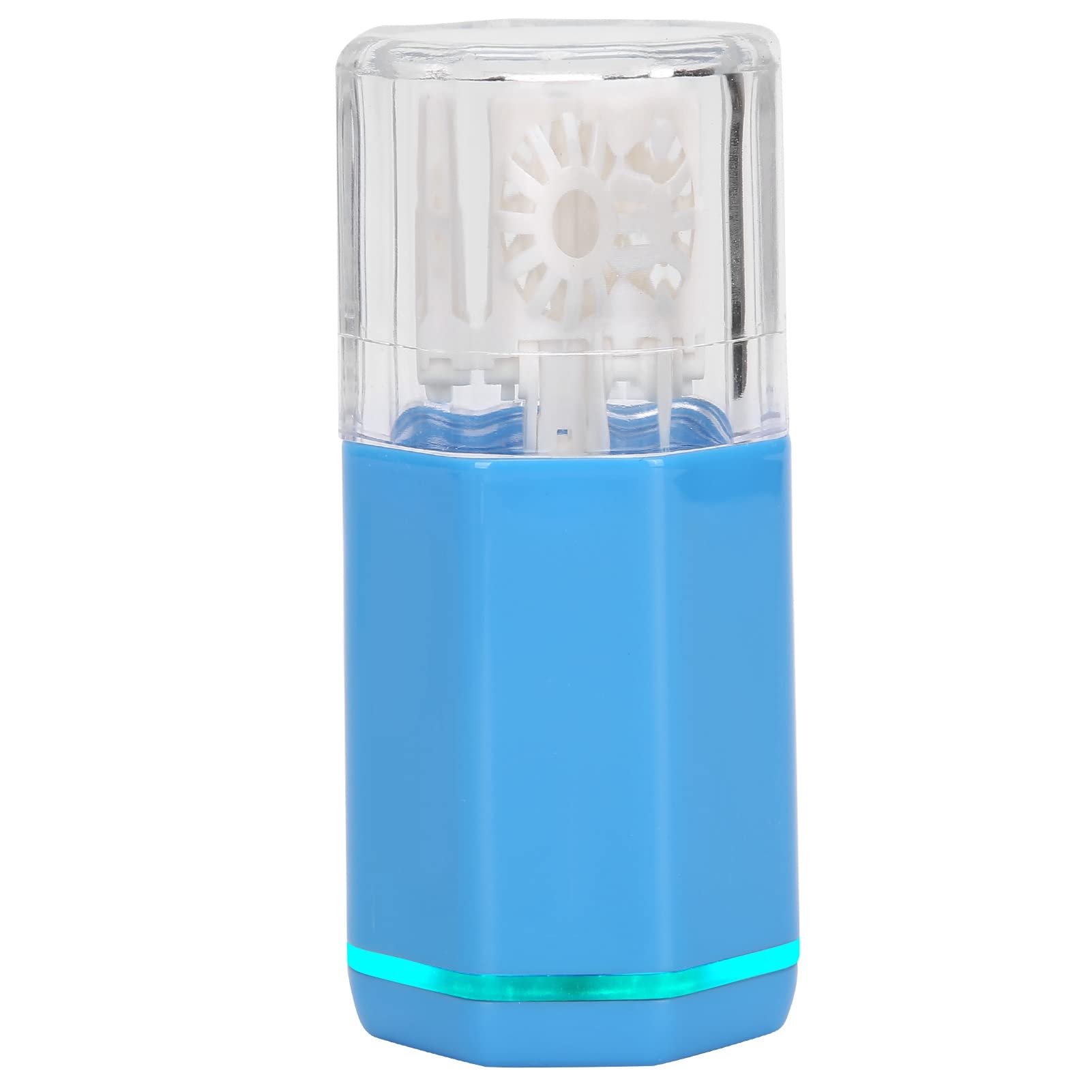 Saluaqui Automatic Contact Lens Cleaner - Portable Blue for Travel & Home Use