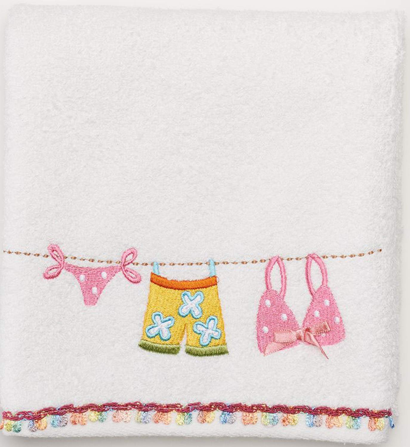 Saturday Knight Hanging Loose Bath Towel - Soft & Absorbent Cotton Beach Towel for Pool, Spa, Gym & Travel | Quick-Dry Bath Sheet for Home & Vacation