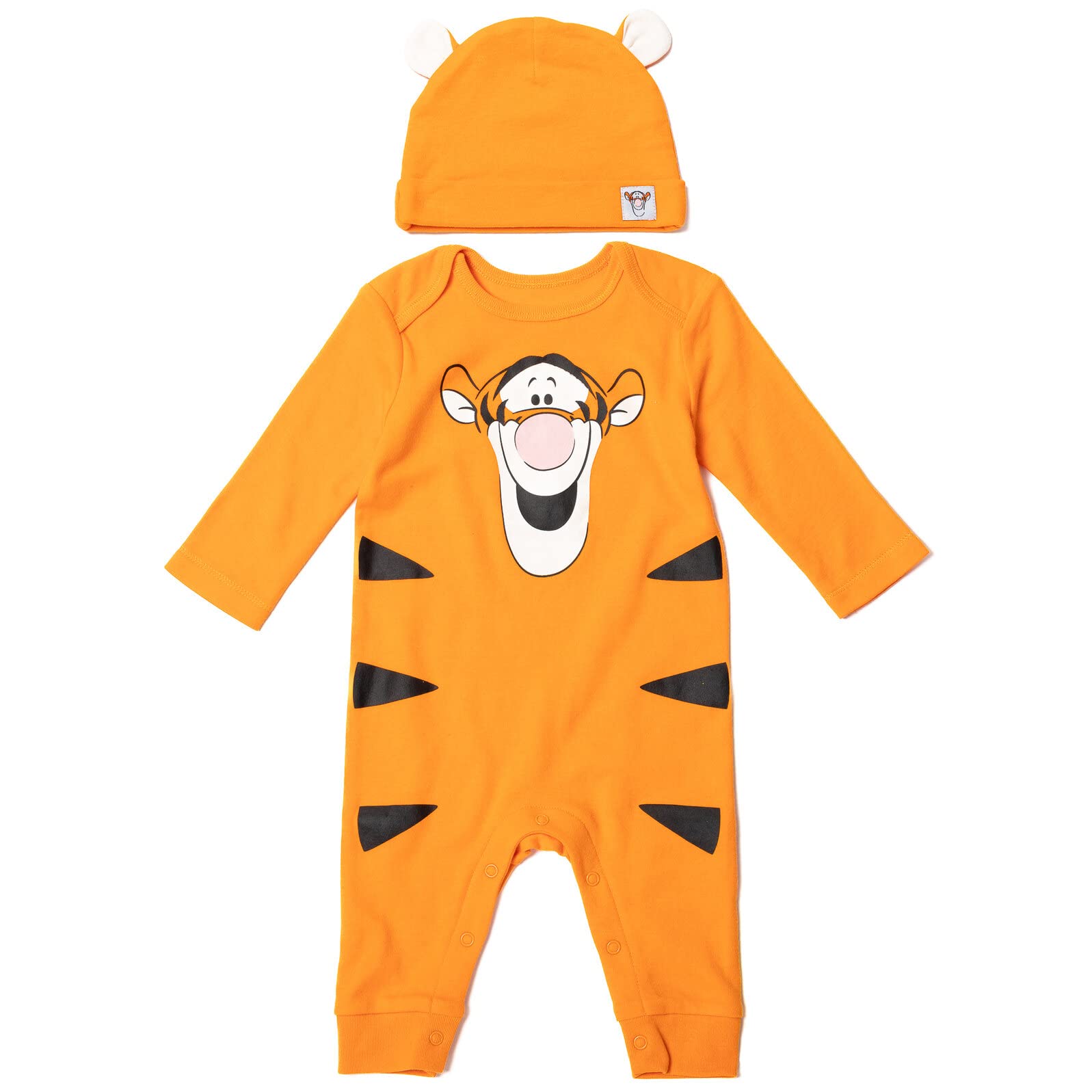 Disney Baby Boys' Snap Cosplay Coverall with Hat - Cute Outfit for Halloween, Birthday Party & Photo Shoots