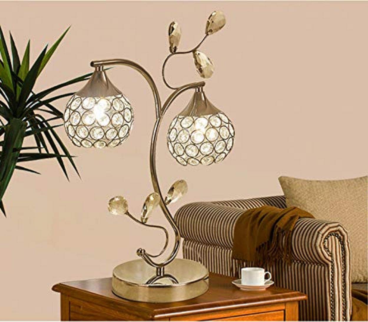 Modern Creative Crystal Table Lamp - Elegant Bedside & Living Room Lighting for Study, Bedroom, Wedding Decor | Warm & Stylish Home Decoration
