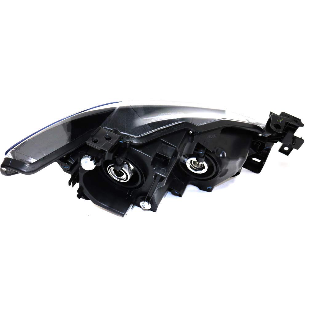 2014-2017 Mazda 6 Passenger Side Headlight Assembly - DOT Certified Replacement for MA2519160 & GMP2-51-0K0 - Perfect for Night Driving & Foggy Conditions