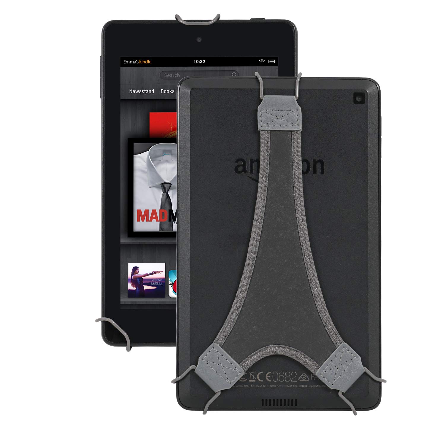 Ergonomic Hand Strap Holder & Finger Grip for Kindle E-Readers - Compatible with Kindle 6