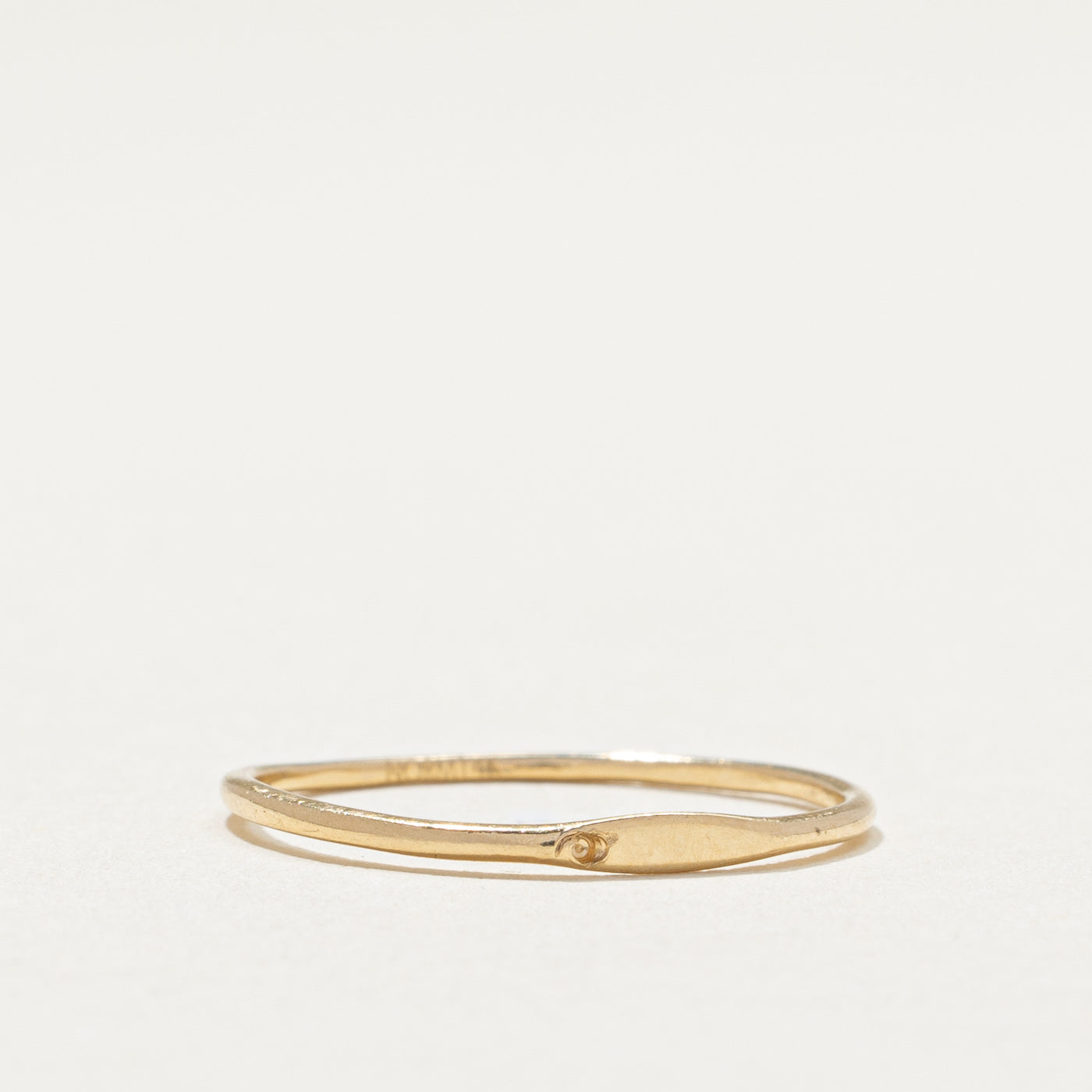14K Yellow Gold Plain Wedding Band Ring - 0.93mm Thin Comfort Fit Size 6.75 - Perfect for Engagement, Anniversary & Everyday Wear