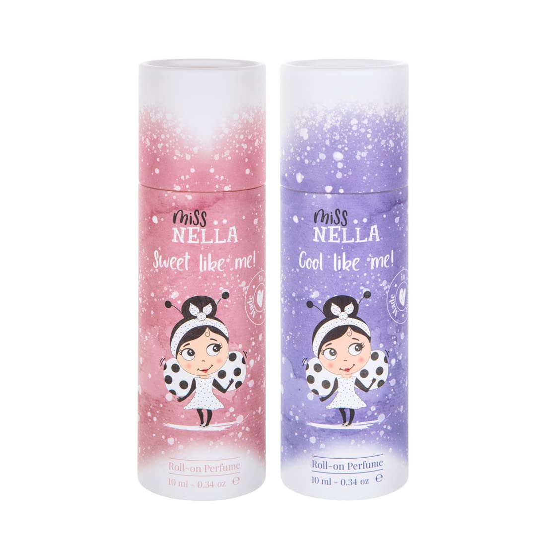 **MISS NELLA Kids Perfume Roll-On Set - Safe & Natural Fragrance Oil for Boys & Girls, 10ML | Fresh Scents for Daily Use, School, Parties & Special Occasions**