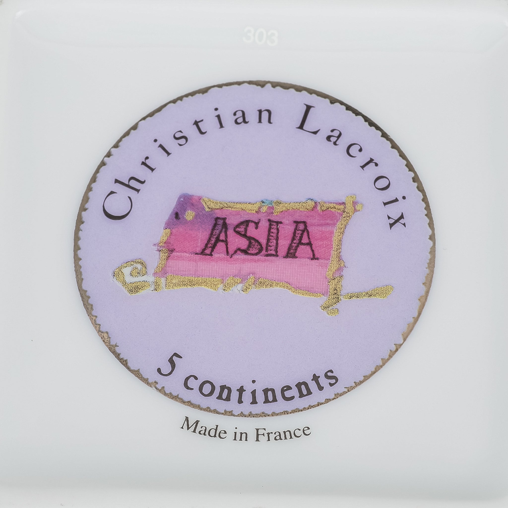 Christian Lacroix Five Continents Ashtray & Trinket Dish Set - Elegant Decorative Tray for Home, Office, or Gift - Perfect for Jewelry, Coins & Smoking Accessories