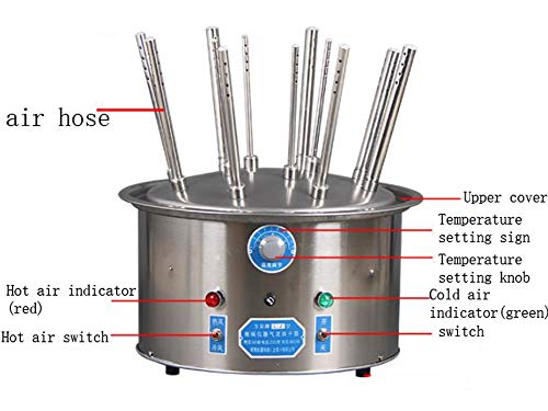 Stainless Steel Electric Air Flow Dryer Desiccator for Lab Glassware, Dental Tubes & Bottles - Fast Drying for Laboratory, Dental Clinic, and Medical Equipment