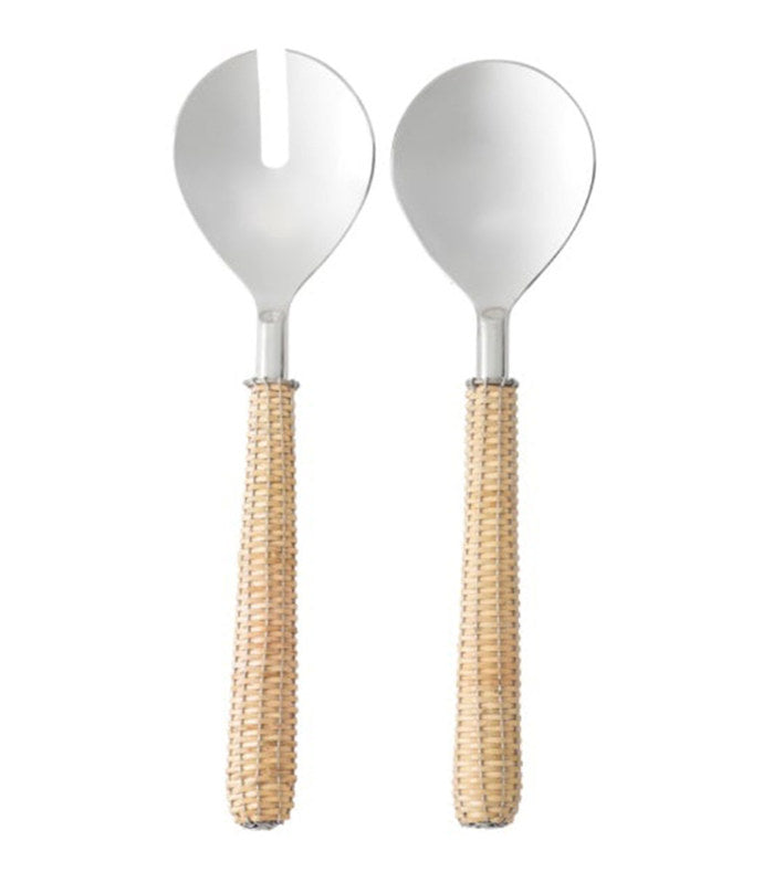 Premium Abaco 3-Piece Serving Set - Stainless Steel Utensils for Salad, Pasta & Desserts - Perfect for Dinner Parties, BBQs & Entertaining