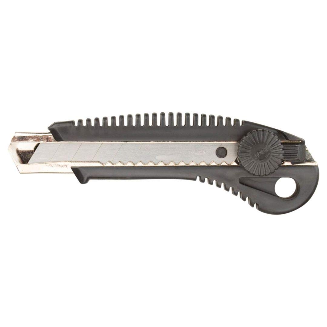 Snap-Off Blade Utility Knife - Heavy Duty Retractable Box Cutter for DIY, Crafting, Packaging & Home Improvement | Sharp Replaceable Blades for Precision Cutting