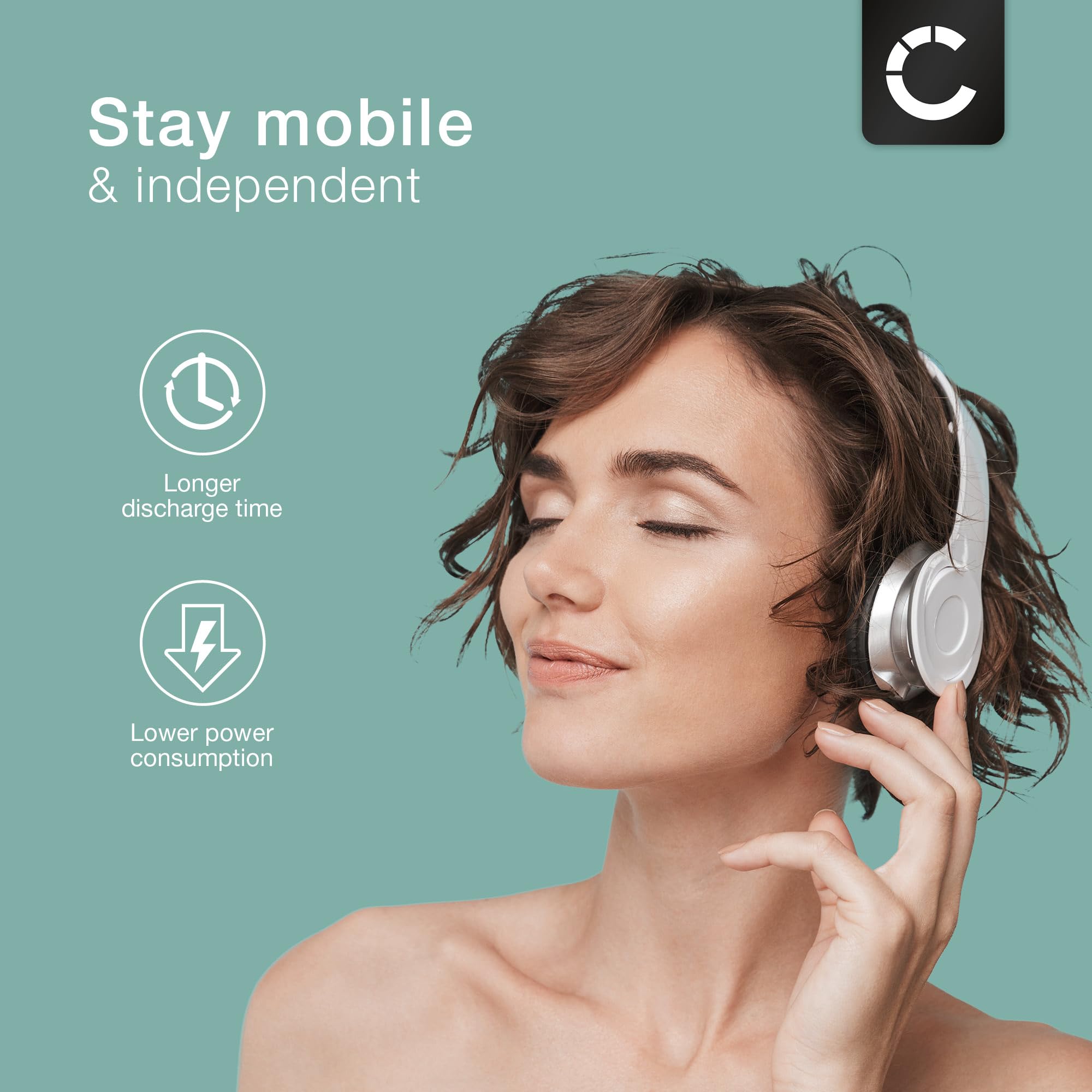 CELLONIC Replacement Battery for Bang & Olufsen Beoplay H9i & H9 Headphones - 3.7V 650mAh Li-ion Battery Compatible with PLB-103 - Perfect for Wireless Headset Power & Long Listening Sessions