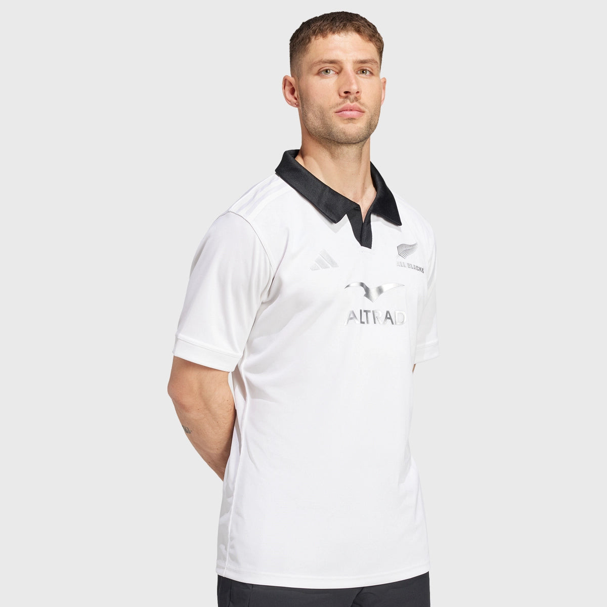 Adidas All Blacks Men's Away Replica Rugby Jersey 2024/25 - Official Licensed Jersey for Rugby Fans & Collectors - Perfect for Match Days, Training & Sports Events