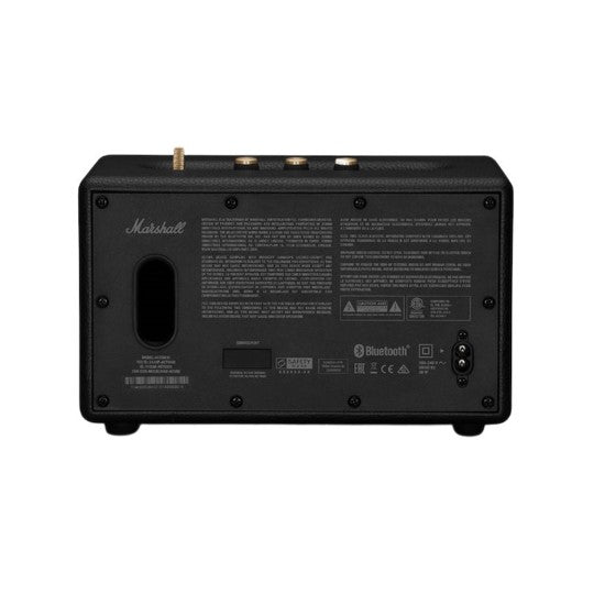 Marshall Acton III Bluetooth Speaker - Portable Wireless Speaker with Premium Sound, Black - Perfect for Home, Outdoor, and Travel Use