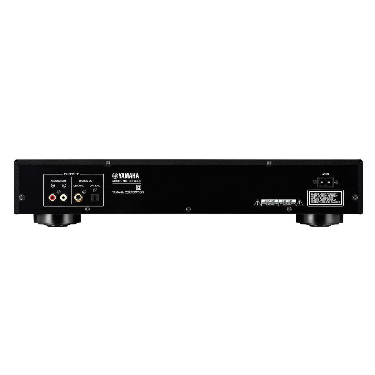 Yamaha CD-S303 High-Fidelity CD Player with USB DAC - Perfect for Home Audio & Music Enthusiasts