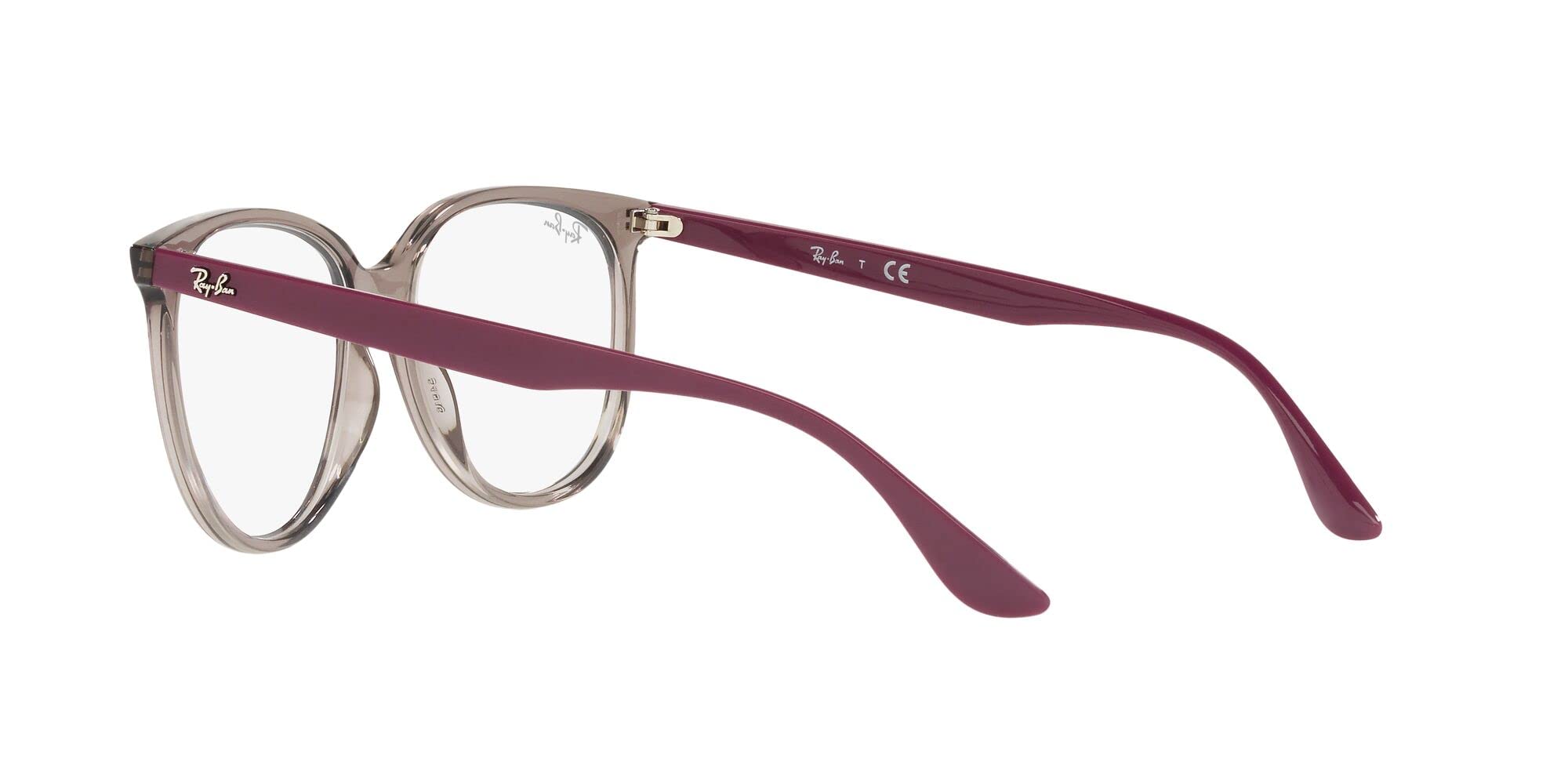 Ray-Ban Women's Rx4378vf Low Bridge Fit Square Prescription Eyeglass Frames for Small Faces | Lightweight & Comfortable for Daily Wear, Work & Driving