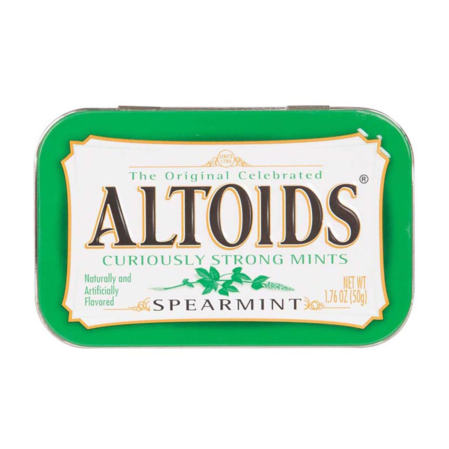Altoids Spearmint Mints - 12 Count Box | Fresh Breath Candy for Office, Travel & On-the-Go