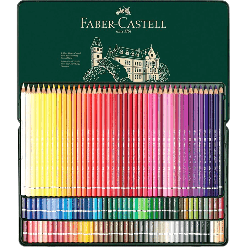 Faber-Castell Albrecht Durer Watercolor Pencils Set of 120 - Premium Artist Grade Colored Pencils in Metal Tin for Professional Drawing, Sketching & Watercolor Painting