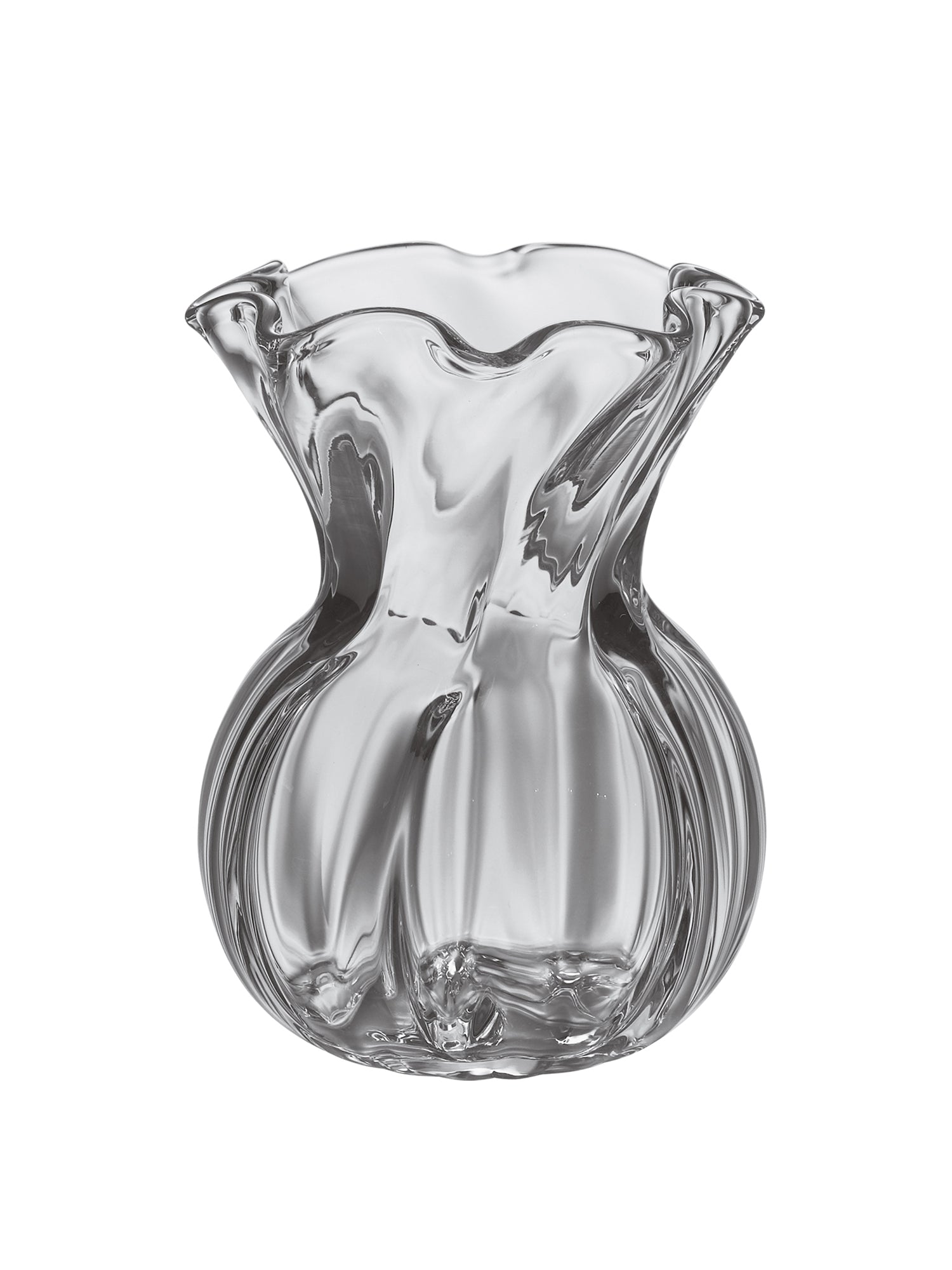 Small Glass Posy Vase 906 0488 - Perfect for Fresh Flowers, Table Centerpieces, Wedding Decor & Home Décor