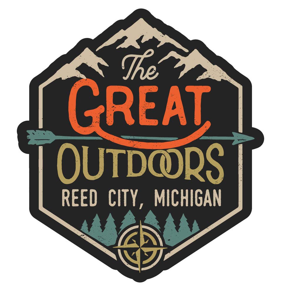 Reed City Michigan The Great Outdoors 4-Inch Refrigerator Magnet - Perfect for Kitchen Decor, Office Fridge & Travel Souvenirs