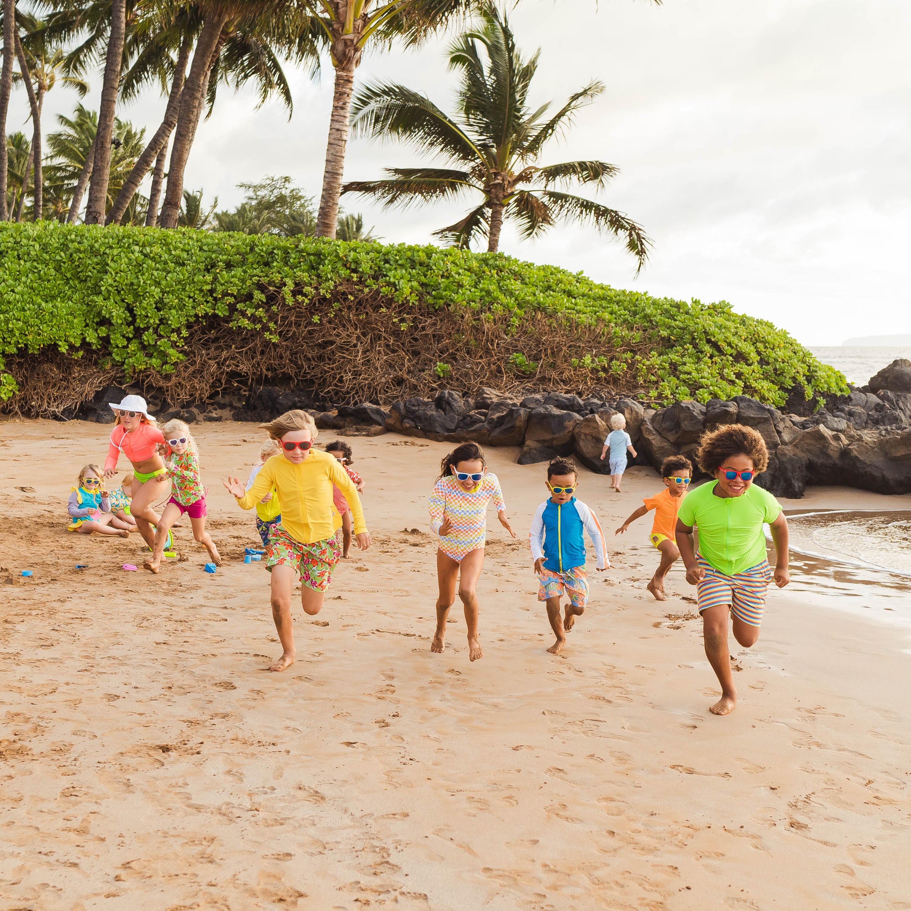Kids Polarized Wayfarer Sunglasses - UV Protection, Durable & Stylish for Boys & Girls - Perfect for Outdoor Play, Beach & Travel