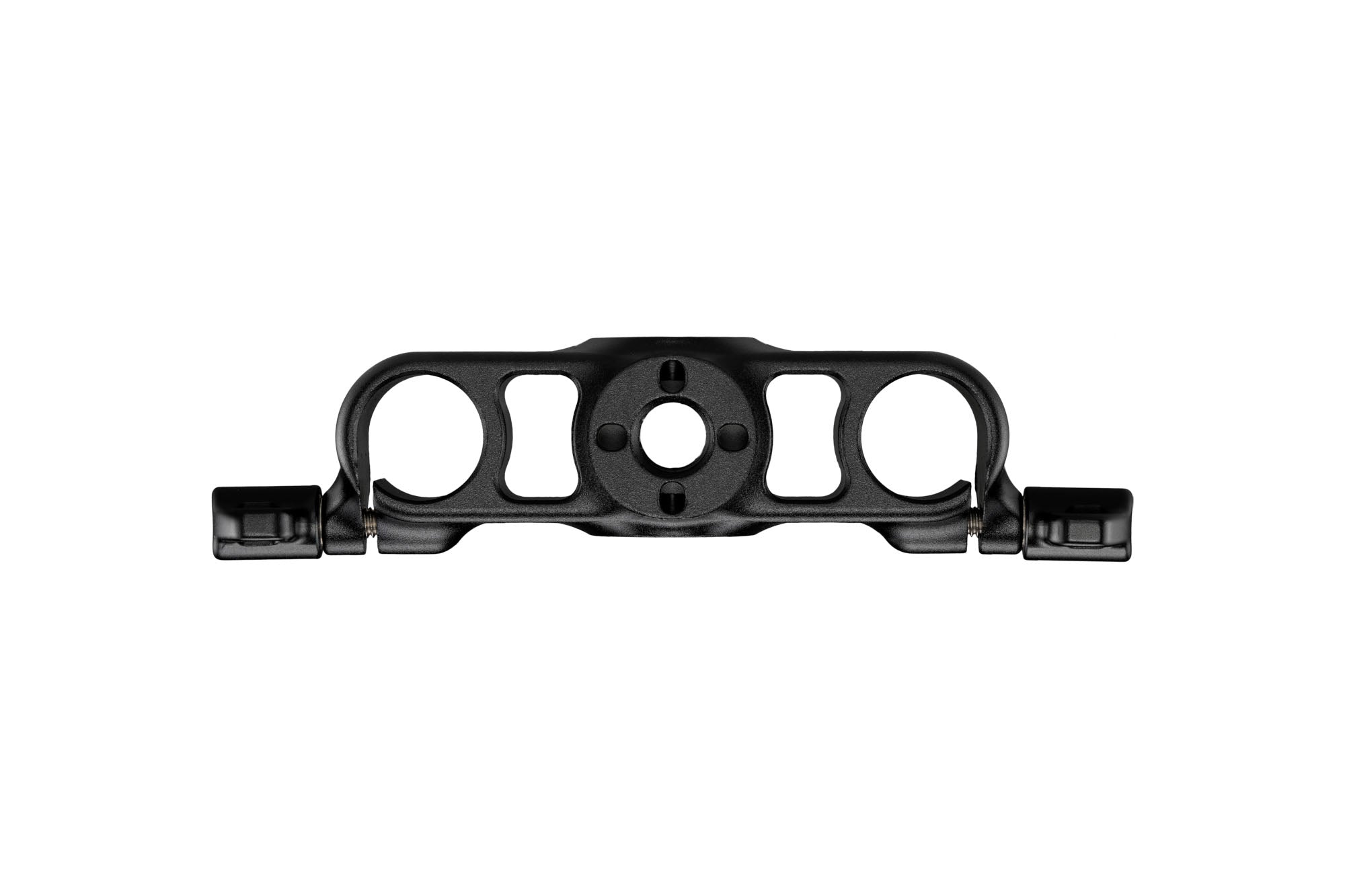 Universal Dual Rod Clamp for Bolt-On Accessories - Heavy Duty Mounting Bracket for Camera, Microphone & Lighting Equipment - Perfect for Photography, Videography & Studio Setups