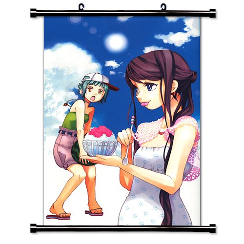 Amanchu Anime Fabric Wall Scroll Poster 16x25 Inches - Perfect for Anime Fans, Home Decor, and Gift Giving