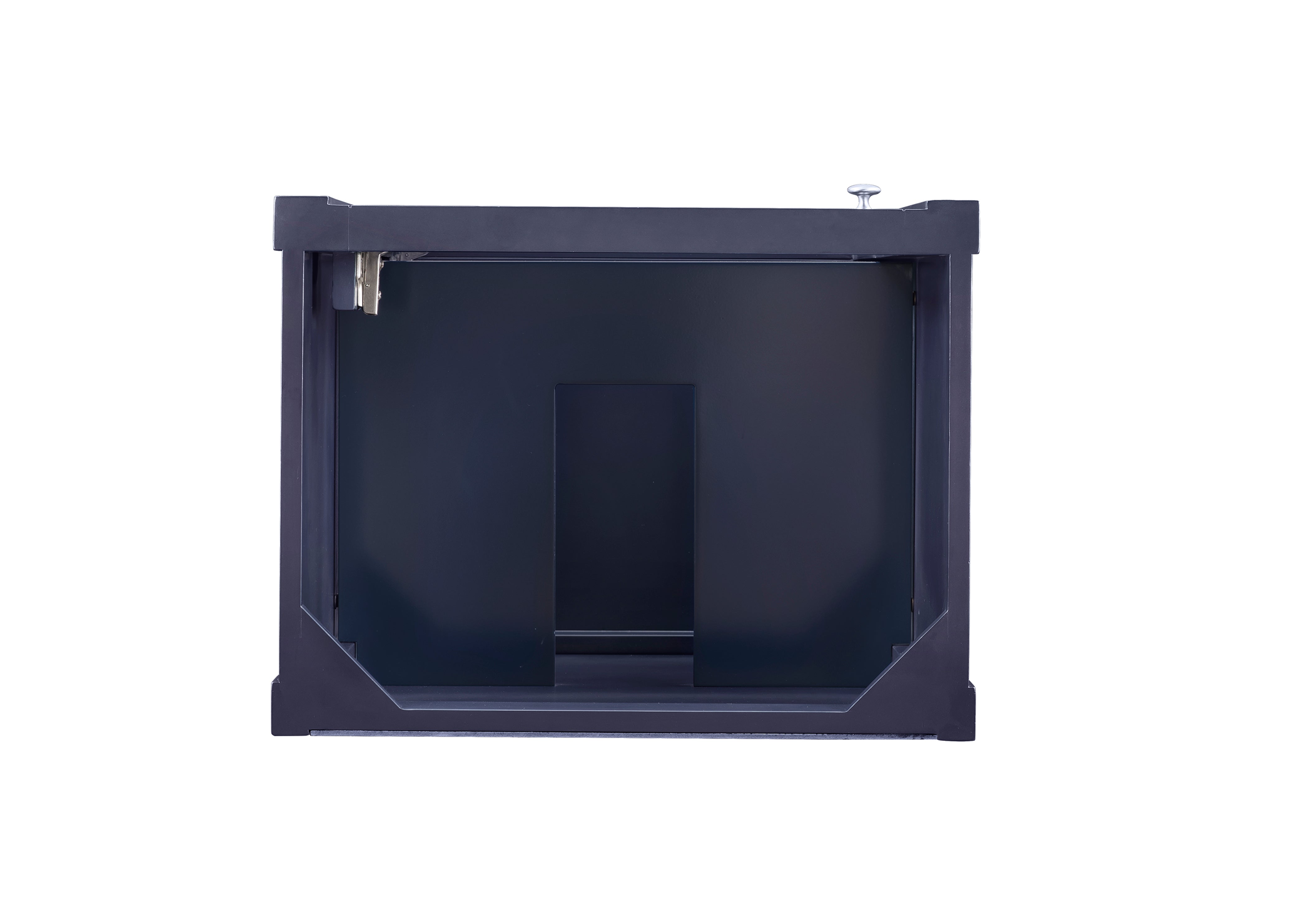 Britannia 24 Inch Single Vanity Cabinet with Sink in Navy Blue - Perfect for Bathroom Remodeling and Small Space Storage Solutions