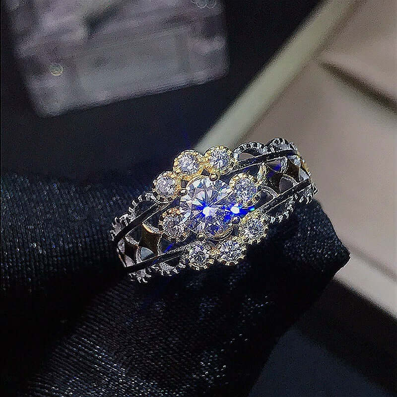 0.5CT Moissanite Engagement Ring for Women - Premium FME R459 Solitaire Ring - Perfect for Anniversary, Proposal & Valentine's Day Gifts