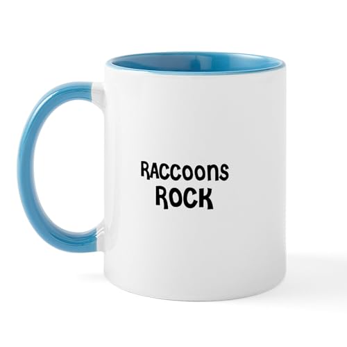 White/Blue Inside - RACCOONS ROCK Mug