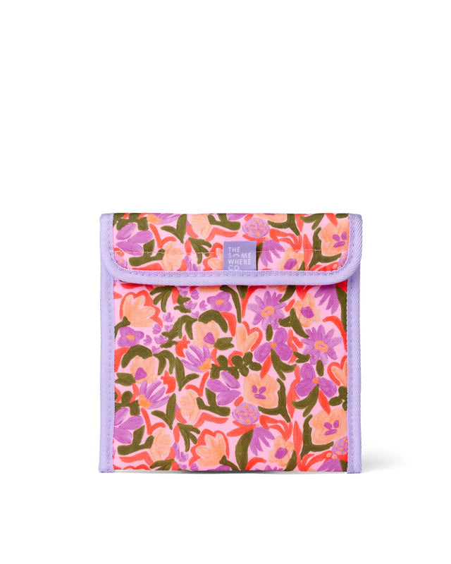 Organic Cotton Petal Party Snack Bags - Reusable Eco-Friendly Food Pouches for Kids Lunch, Picnics & Travel by The Somewhere Co | Perfect for School, Parties & On-the-Go Snacks