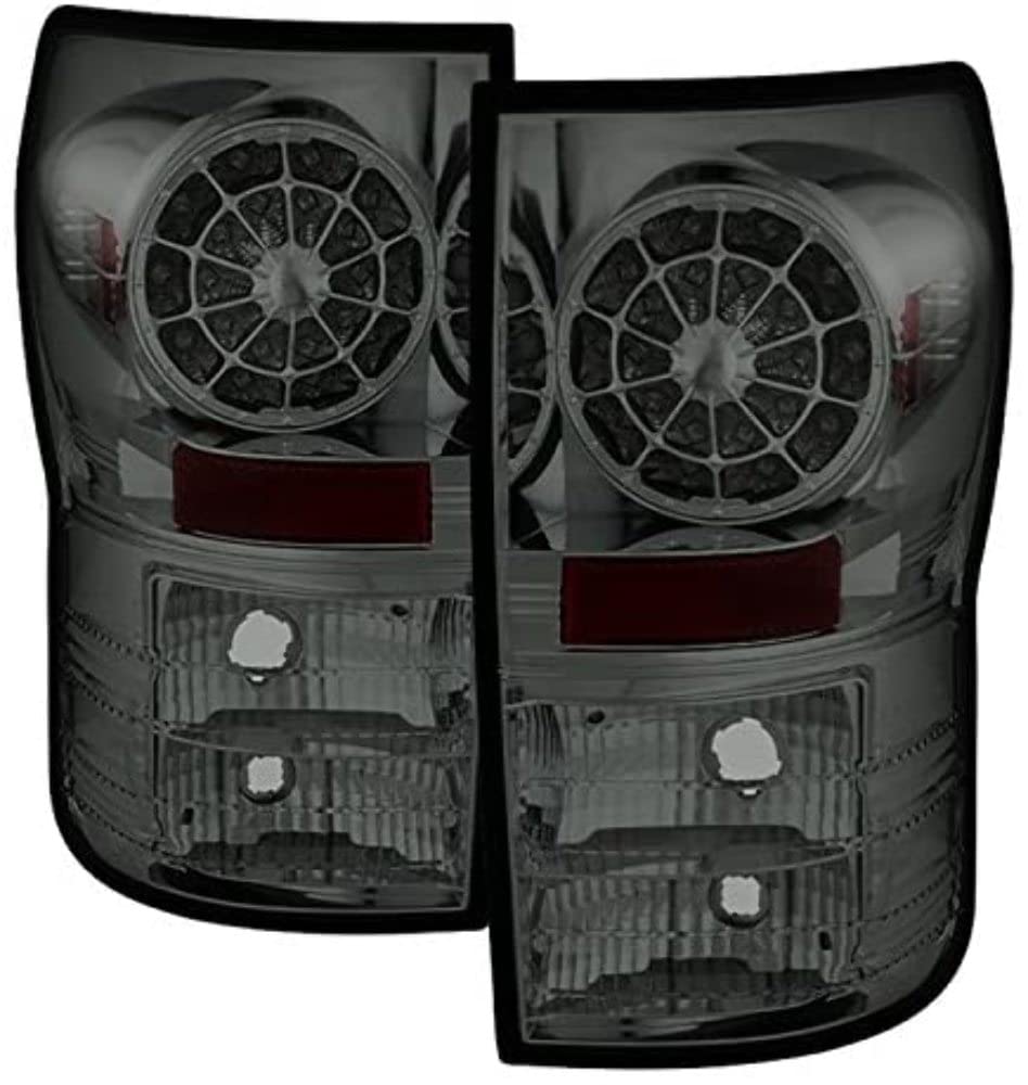 Spyder Auto 5029621 LED Tail Lights - Chrome/Smoked Lens - High Visibility Brake Lights - Compatible with Select Car Models - Perfect for Night Driving & Enhanced Safety