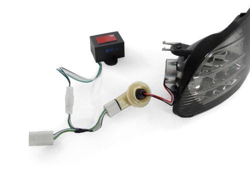 DEPO REVi MotorWerks Amber LED Smoke Corner Signal Lights - Compatible with 1999-2001 BMW E46 Coupe & Convertible - Enhance Visibility & Style for Night Driving & Custom Builds