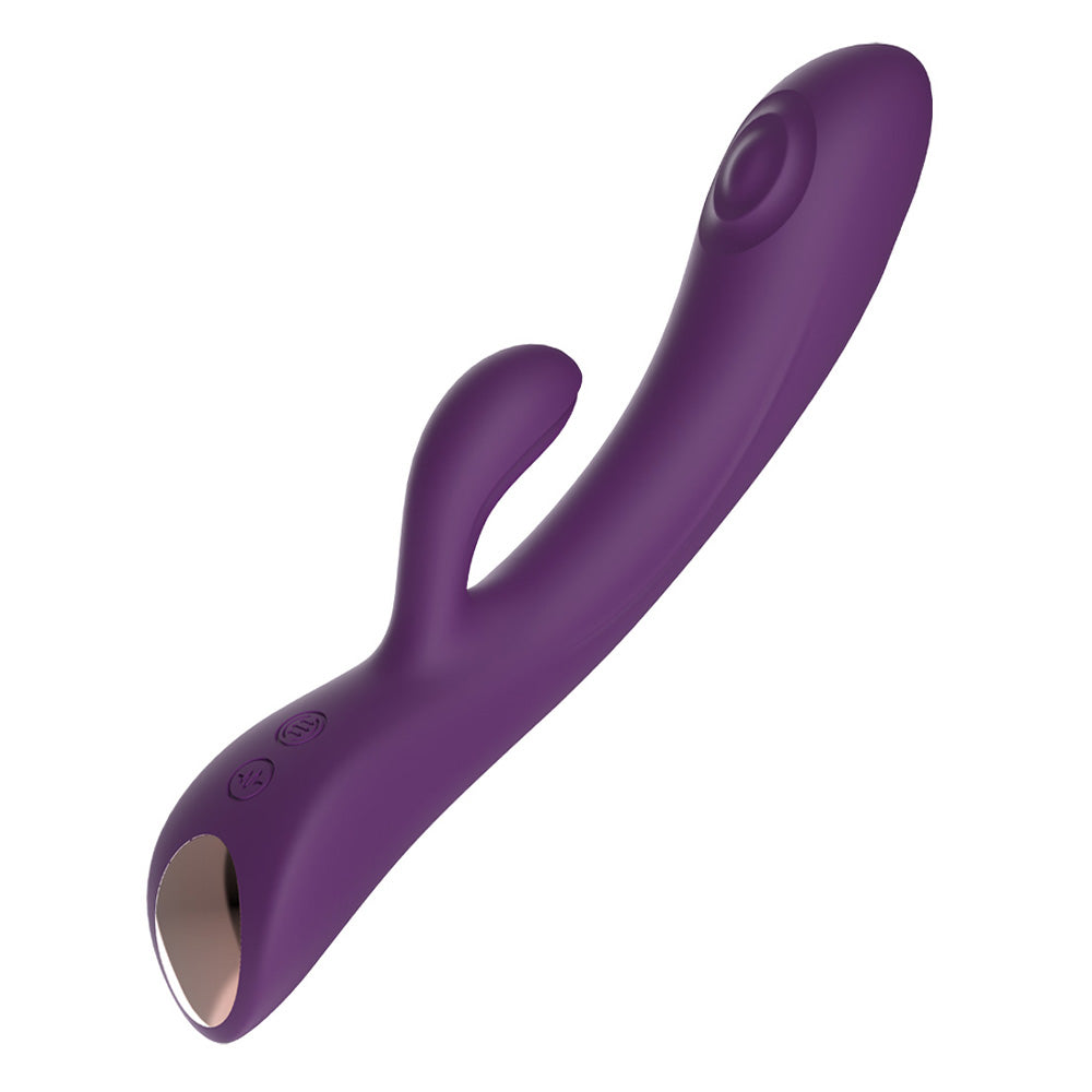 Aphrodisia Super Power Duo Pulse Thumping G Spot Rabbit Vibrator - Dual Stimulation Clitoral & G Spot Massager for Women - Perfect for Couples Play & Solo Pleasure