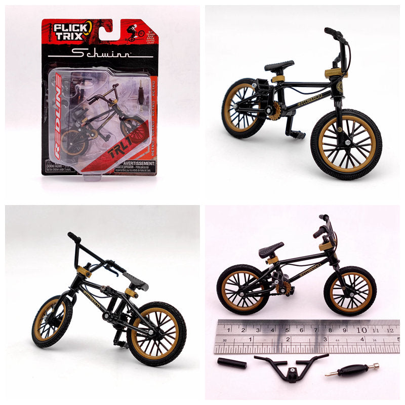 Premium Diecast Finger Bike FLICK TRIX - Miniature BMX Toy Bicycle Model for Kids & Collectors - Perfect Gift for Birthday, Party Favors & Desk Decor