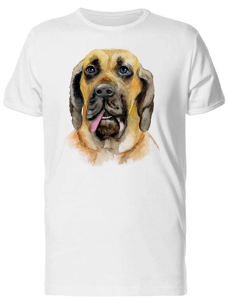 Brazilian Mastiff Dog Watercolor T-Shirt for Men - Comfortable Cotton Tee for Casual Wear, Dog Lovers & Pet Owners