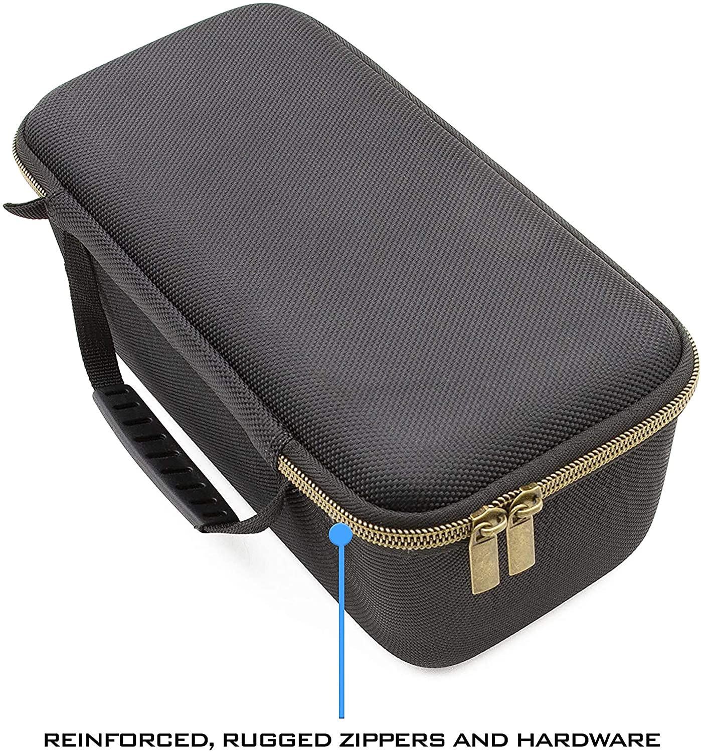 CASEMATIX Protective Travel Case for Rode PodMic, Shure MV7 XLR & Cardioid Condenser Microphones - Durable Storage Solution for Podcasting, Streaming & Studio Equipment