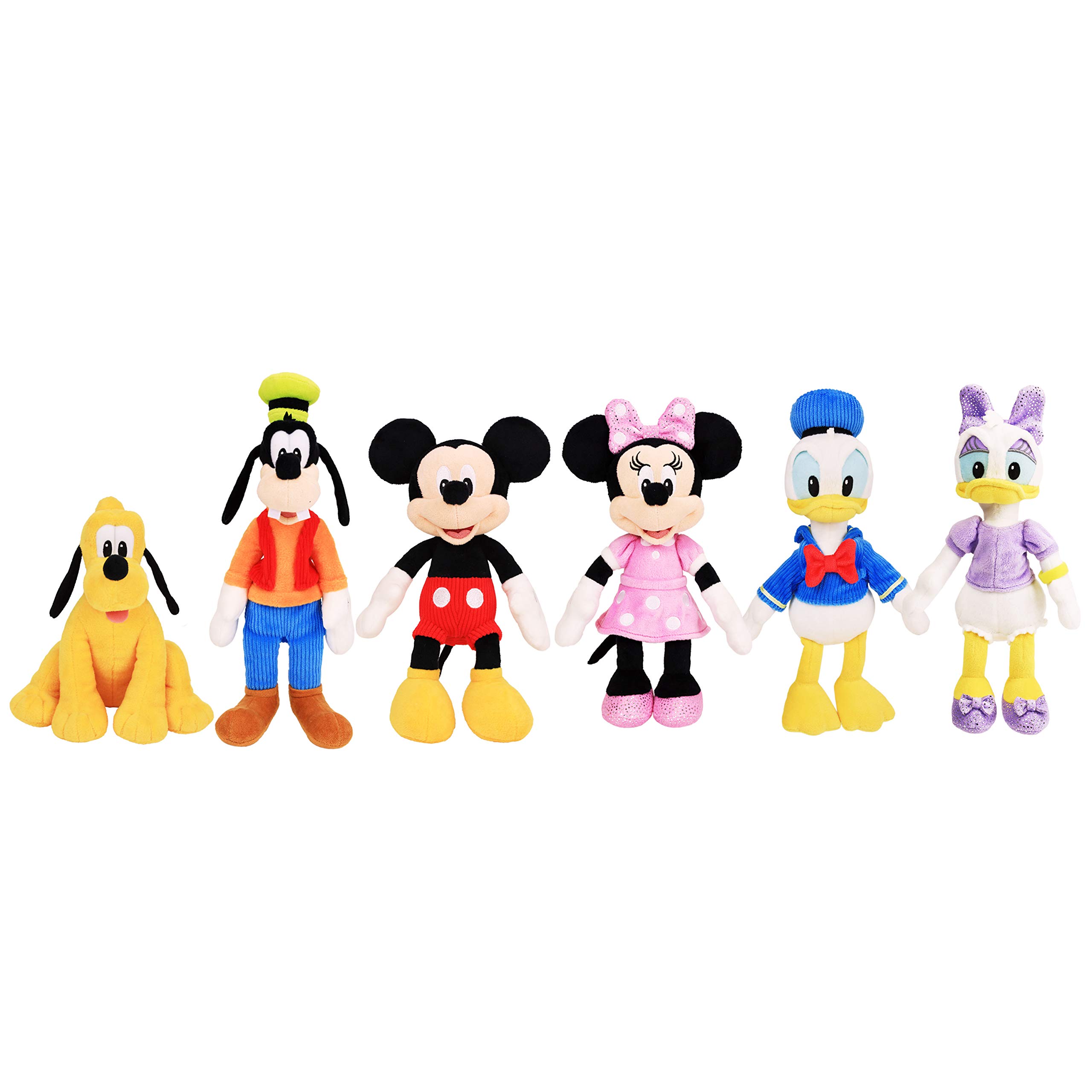 Disney Junior Mickey Mouse & Donald Duck Plush Stuffed Animals - Soft Cuddly Toys for Kids Ages 2+ by Just Play | Perfect for Playtime, Bedtime & Disney Themed Birthday Gifts