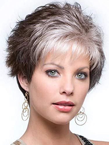 Rene of Paris Zoe Wig - Dark Chocolate Short Pixie Style with Flick Layers, Average Cap for Modern Look | Perfect for Hair Loss, Everyday Wear & Special Occasions