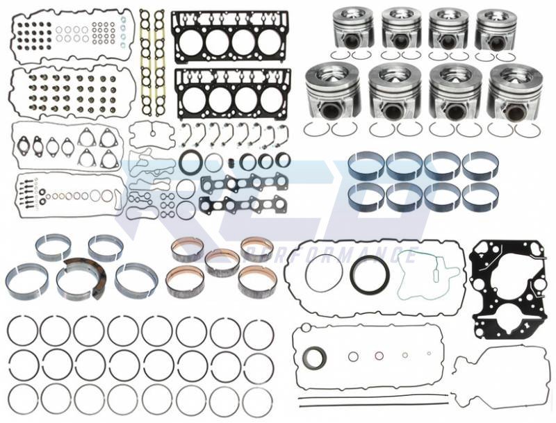 MAHLE 2008-2010 6.4L Power Stroke Heavy Duty Engine Rebuild Kit with MAXXFORCE Pistons - Compatible with Ford F250 F350 Super Duty Trucks - Perfect for Diesel Engine Restoration & Performance Upgrades