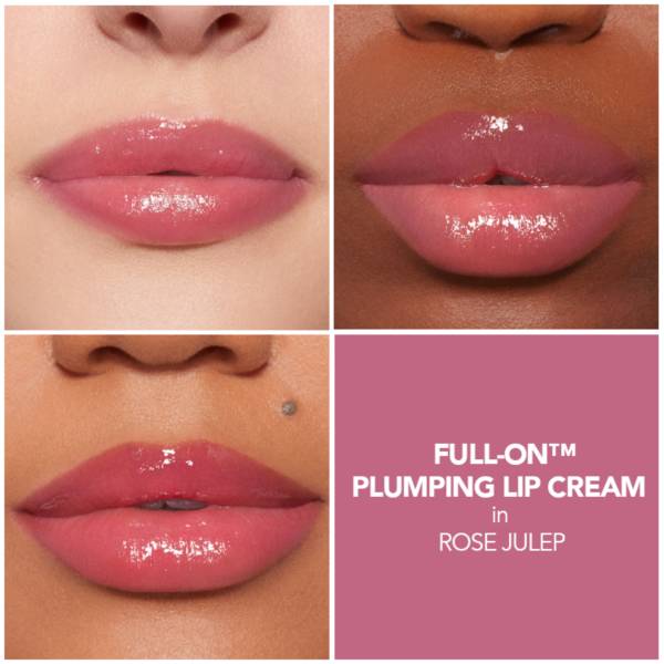 Buxom Full-On Plumping Lip Cream Gloss - Hydrating Lip Plumper with Vitamin E for Fuller Lips | Perfect for Date Night & Everyday Wear